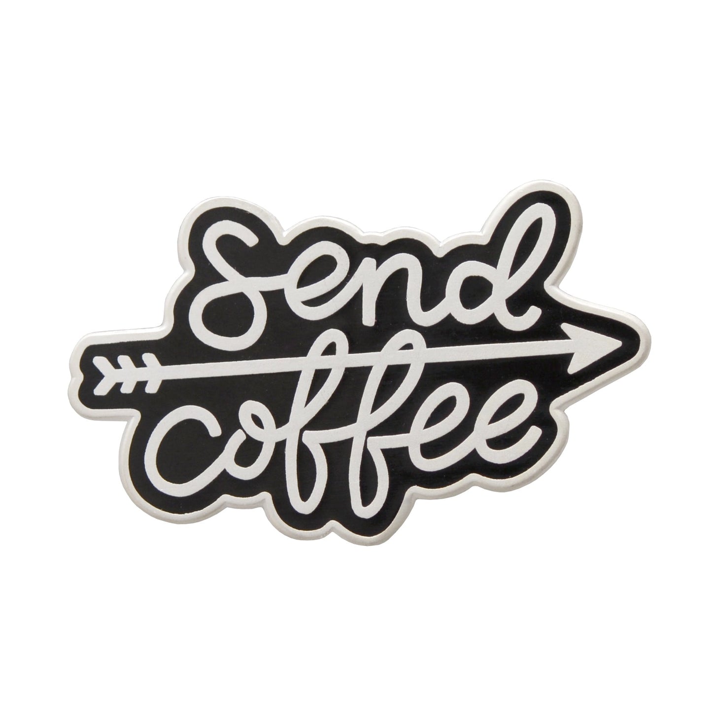 Send Coffee - Pin Badge