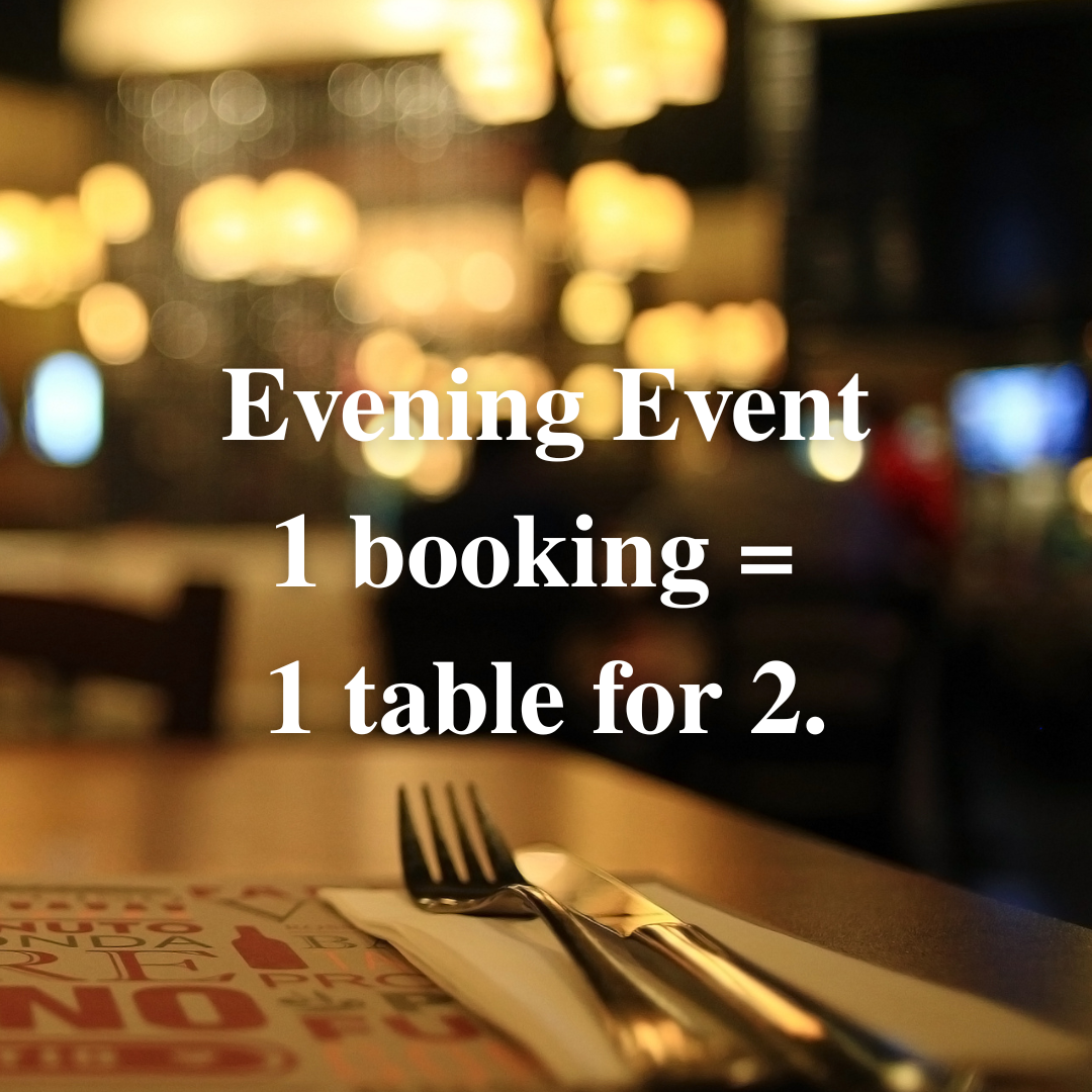 Thursday 16th October Payment on the night.