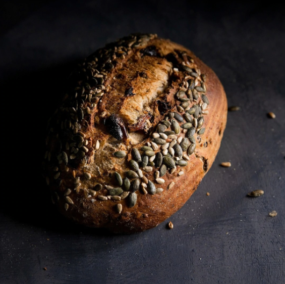 Date and Walnut Sourdough - Not Sliced